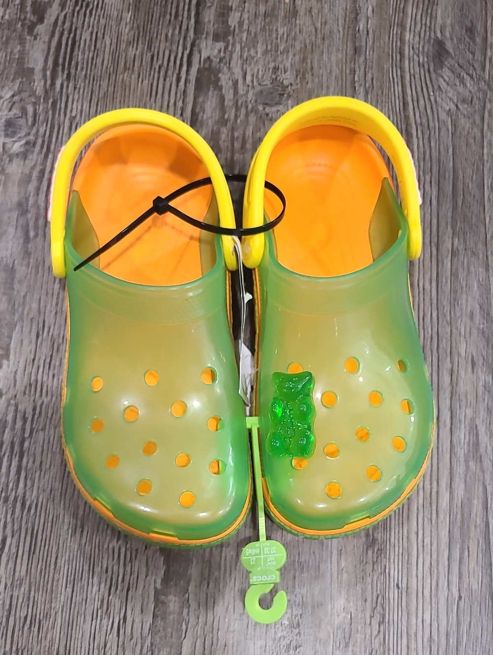 Crocs Haribo Classic Clog Goldbear 210896 Multi Unisex Shoes Sandals M/5, W/7